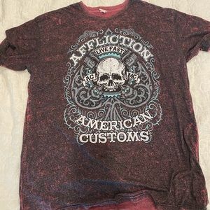 Men’s affliction shirt